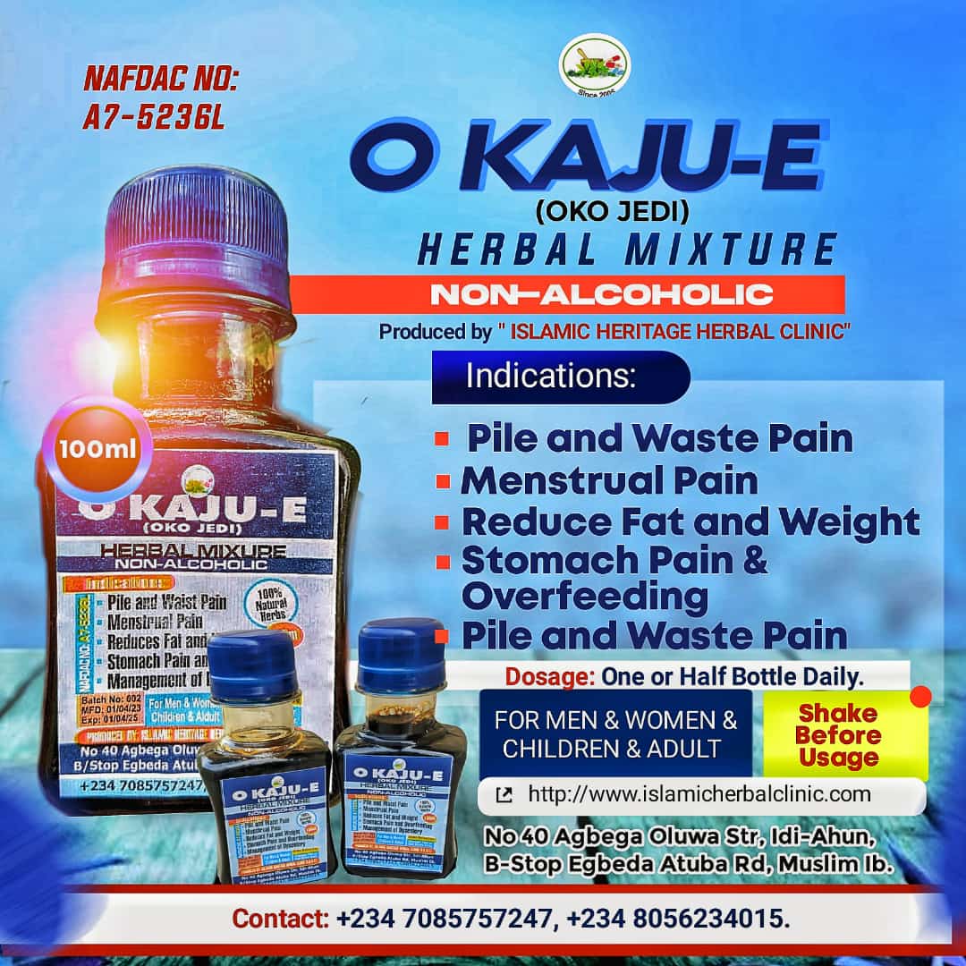 O KAJU-E Herbal Mixture by Islamic Heritage Herbal Clinic
